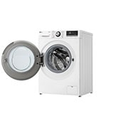LG Lave-linge d'une capacité de 11 kg | EEK A | 1.400 tr/min. | Blanc avec anneau hublot noir | F4WR701Y, F4WR701Y