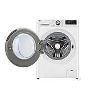 LG Lave-linge d'une capacité de 13 kg | Efficacité énergétique A | 1.360 tr/min. | Blanc avec anneau hublot noir | F4WR703Y, F4WR703Y