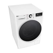 LG Lave-linge d'une capacité de 13 kg | Efficacité énergétique A | 1.360 tr/min. | Blanc avec anneau hublot noir | F4WR703Y, F4WR703Y