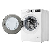 LG Lave-linge d'une capacité de 13 kg | Efficacité énergétique A | 1.360 tr/min. | Blanc avec anneau hublot noir | F4WR703Y, F4WR703Y