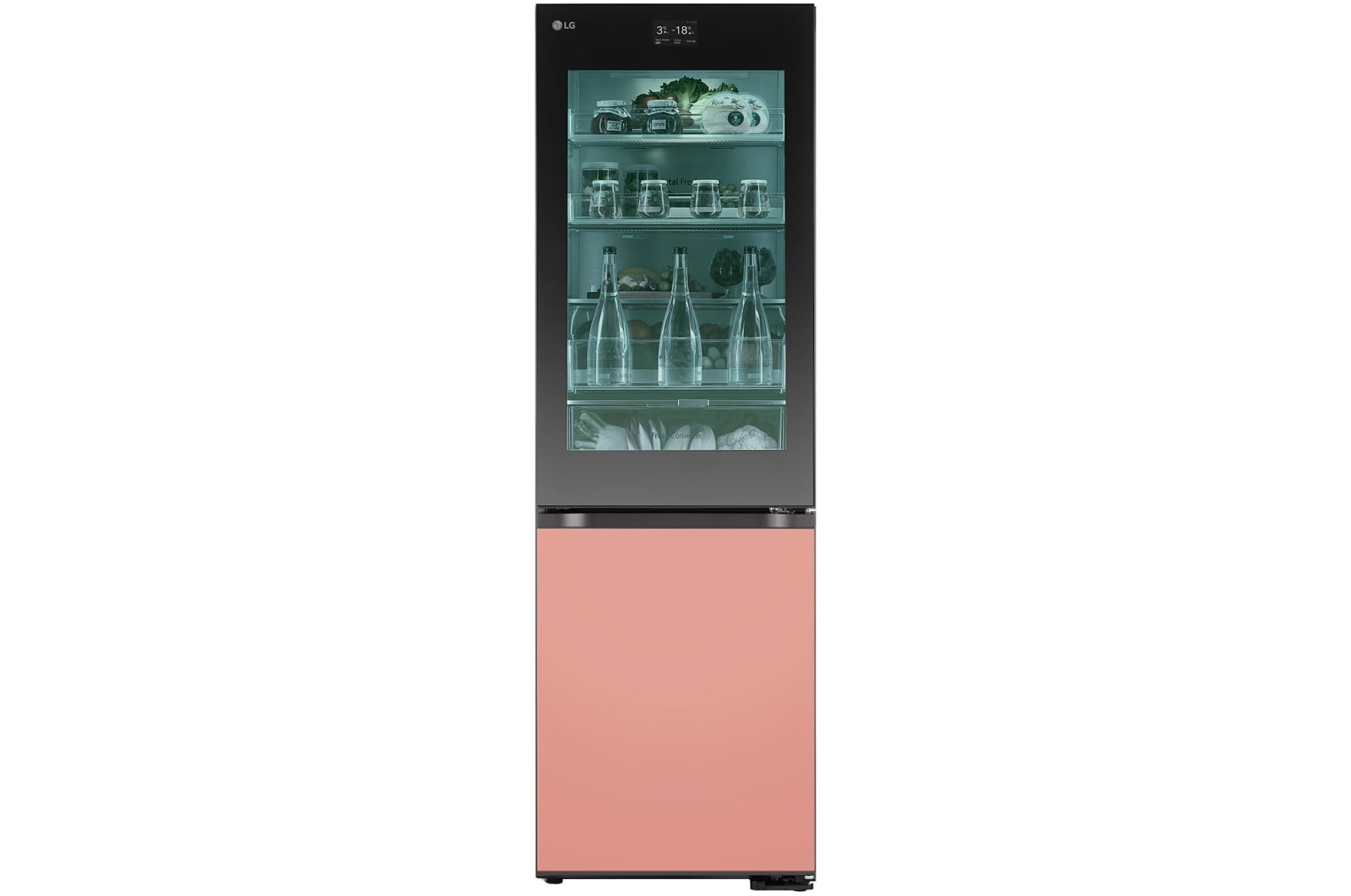 LG InstaView? Réfrigérateur-congélateur avec MoodUP? | 352 litres de volume utile | EEK D | 187 cm de hauteur | Smart Inverter Compressor? | GBG719MDNN, GBG719MDNN