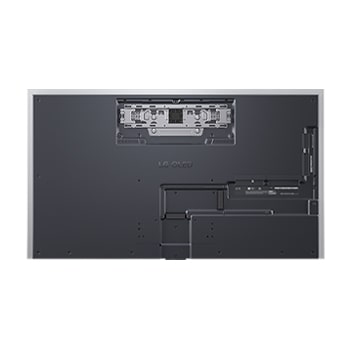 Vista trasera de la Smart TV LG OLED evo AI G5 4K.