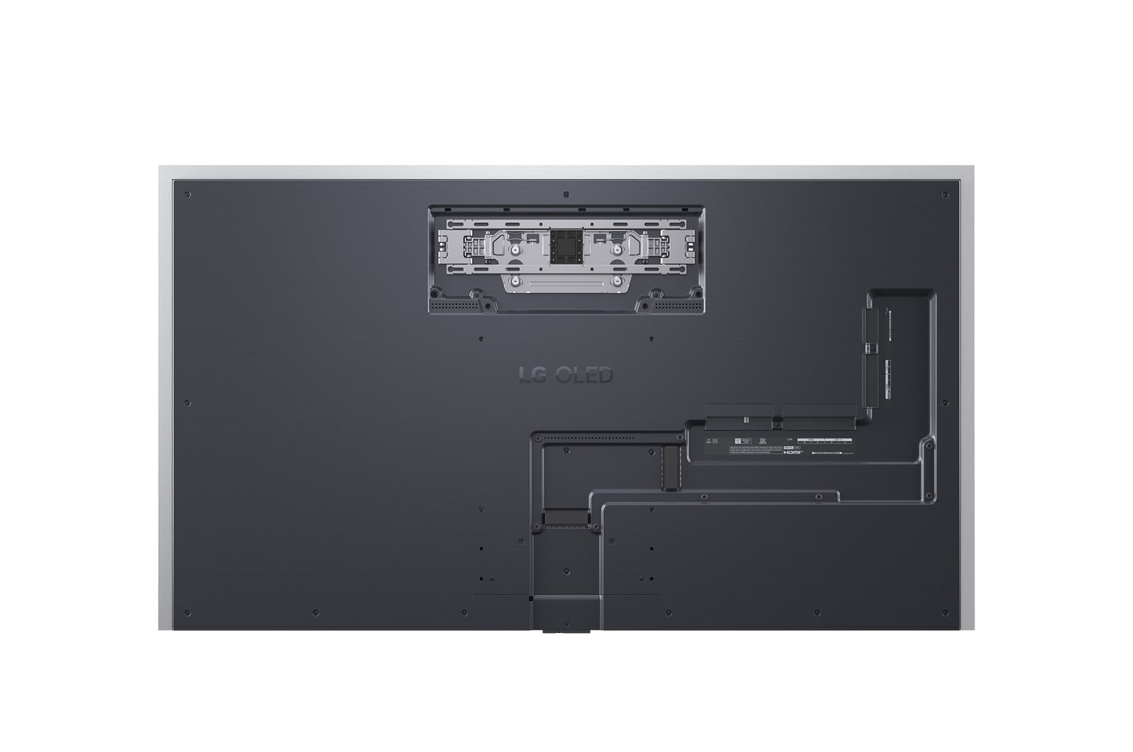 Vista trasera de la Smart TV LG OLED evo AI G5 4K.