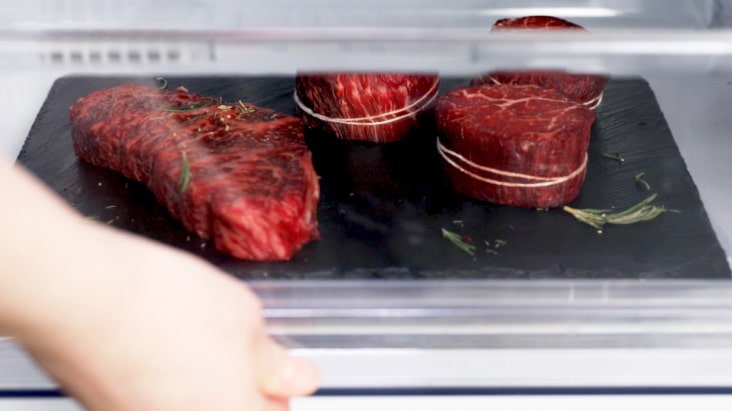 función fresh converter, muestra ajustes de control de temperatura para almacenar diversos alimentos y mantener la frescura