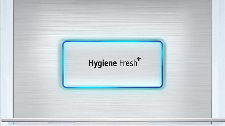 Vista de cerca de la función Hygiene Fresh+ ? del frigorífico side by side de LG.