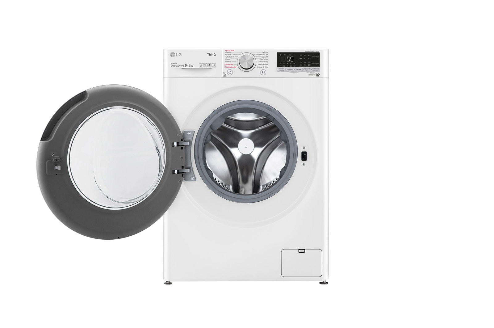 LG Lavadora Secadora de 9Kg/5Kg con AIDD?, WD9WVC4S6
