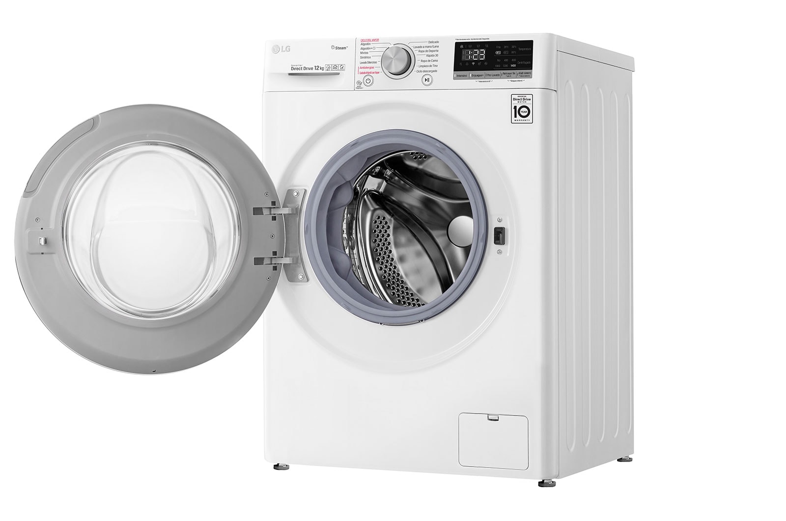 LG Lavadora 12Kg con ThinQ y AIDD?, WM12WVC4S6