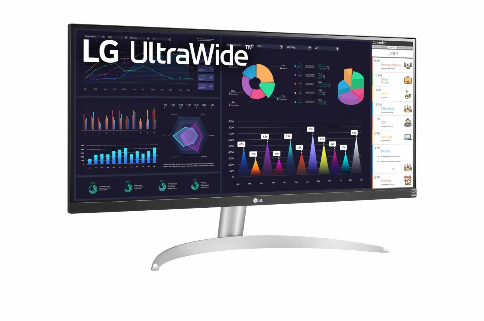 LG  Monitor 29" 21:9 UltraWide? Full HD IPS con AMD FreeSync? , 29WQ600-W