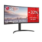 LG 34WP65C-B - Monitor Ultrapanorámico 21:9 LG UltraWide (Panel VA: 3440x1440, 160Hz, 300cd/m2, 3000:1, sRGB>99%, curvo); AMD FreSync? Premium; 5ms (1ms con MBR); HDR10; Estabilizador de Negros; Modo Lectura., 34WP65C-B