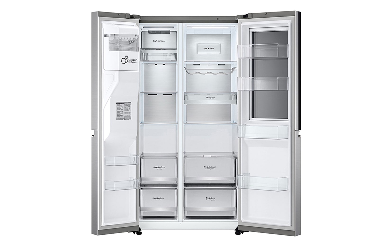 LG Refrigerador Side by Side 598L con InstaView?, GS66SXNC