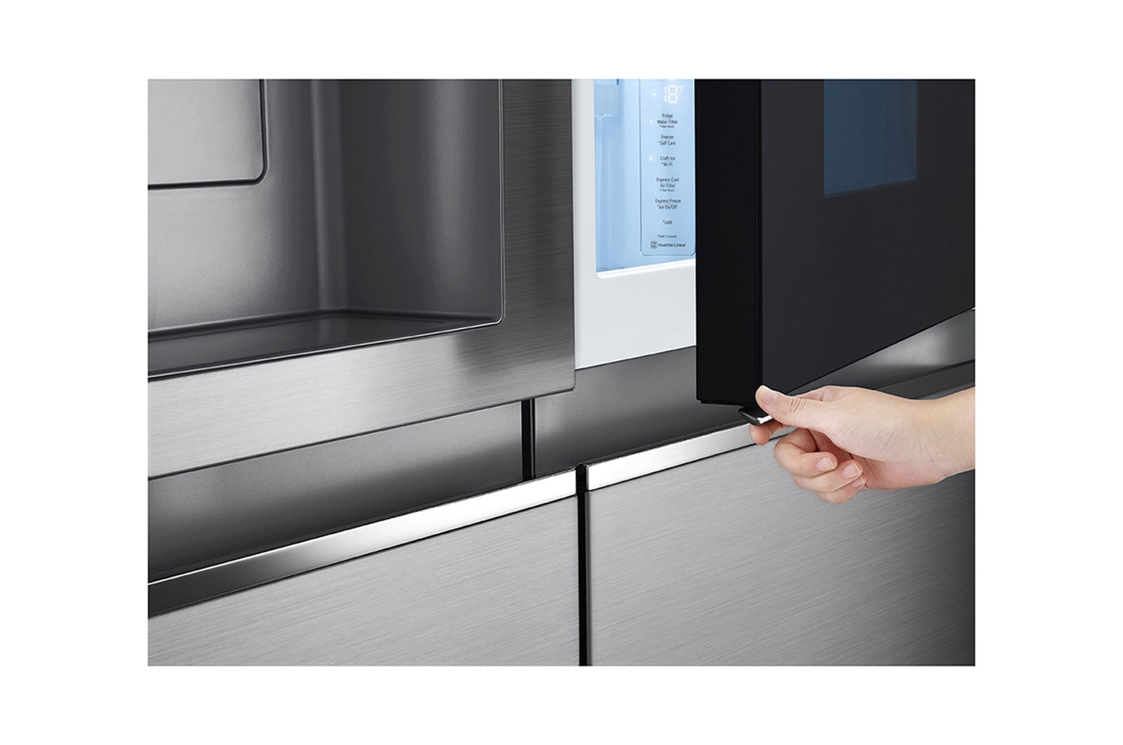 LG Refrigerador Side by Side 598L con InstaView?, GS66SXNC