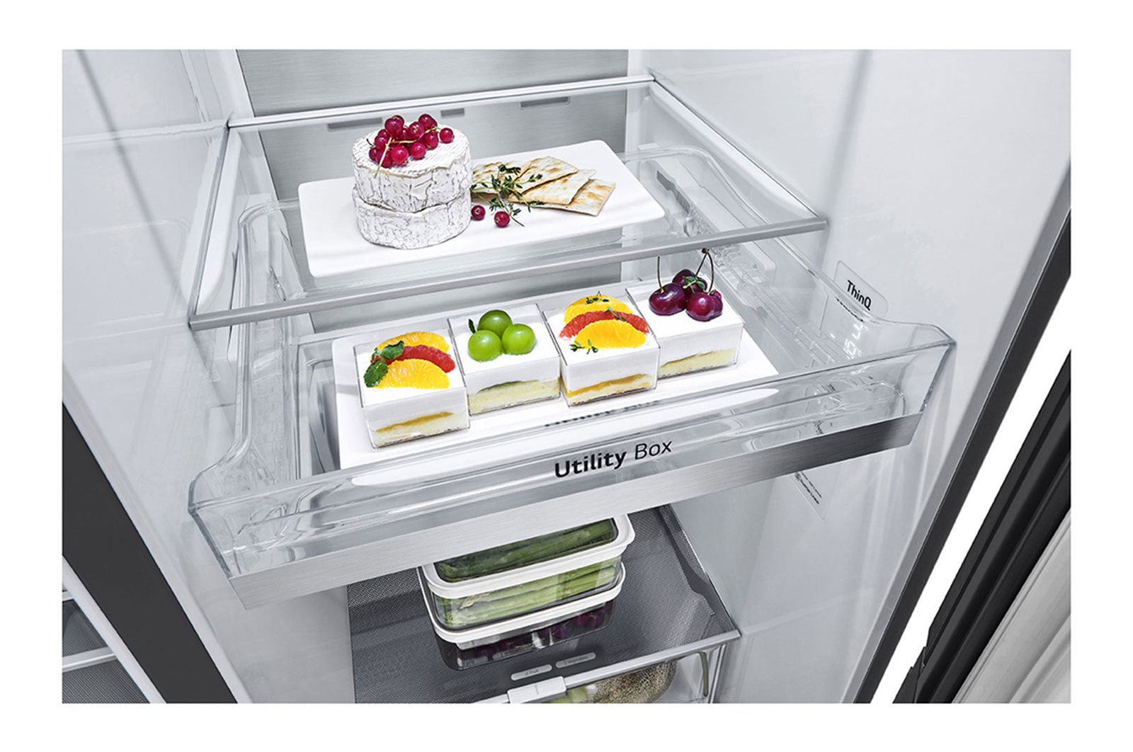 LG Refrigerador Side by Side de 598 L con InstaView? Craft Ice? - Negro , LS66SXTC