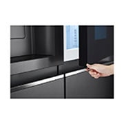 LG Refrigerador Side by Side de 598 L con InstaView? Craft Ice? - Negro , LS66SXTC
