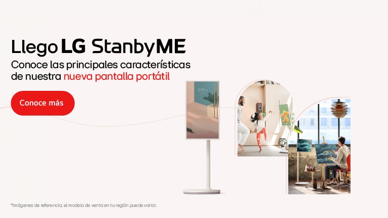 LG StanbyME, la pantalla táctil que te acompa?a en cada rincón de tu hogar.
