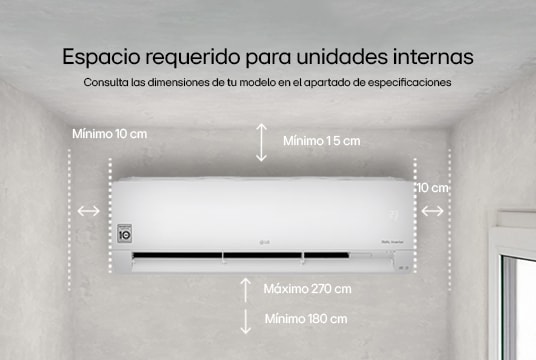 Dimensiones aire acondicionado