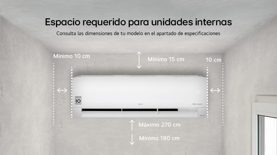 Dimensiones aire acondicionado