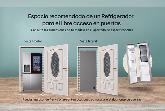 Dimensiones refrigerador
