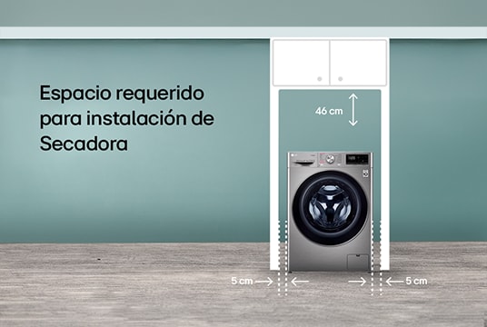Dimensiones secadora