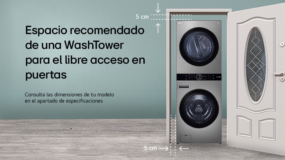 Dimensiones WashTower