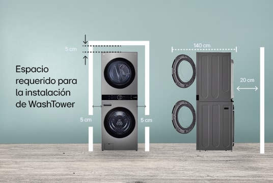 Dimensiones WashTower
