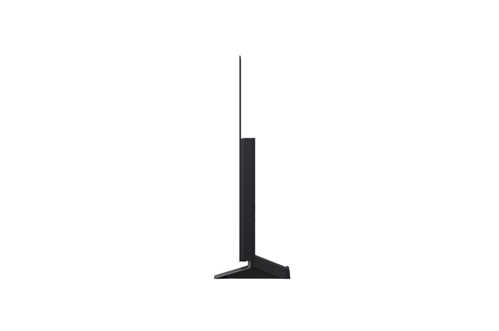 Bo?ní pohled na LG OLED evo AI C5 4K Smart TV.