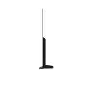 Side view of LG OLED evo TV, OLED C4 attached to the wall with the Synergy Bracket