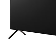 Detailní snímek LG OLED TV, OLED B4E ze základny, na kterém je vidět dvousloupkovy stojan