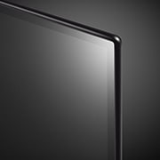 Detailní snímek LG OLED TV, OLED B4E, zobrazující horní okraj