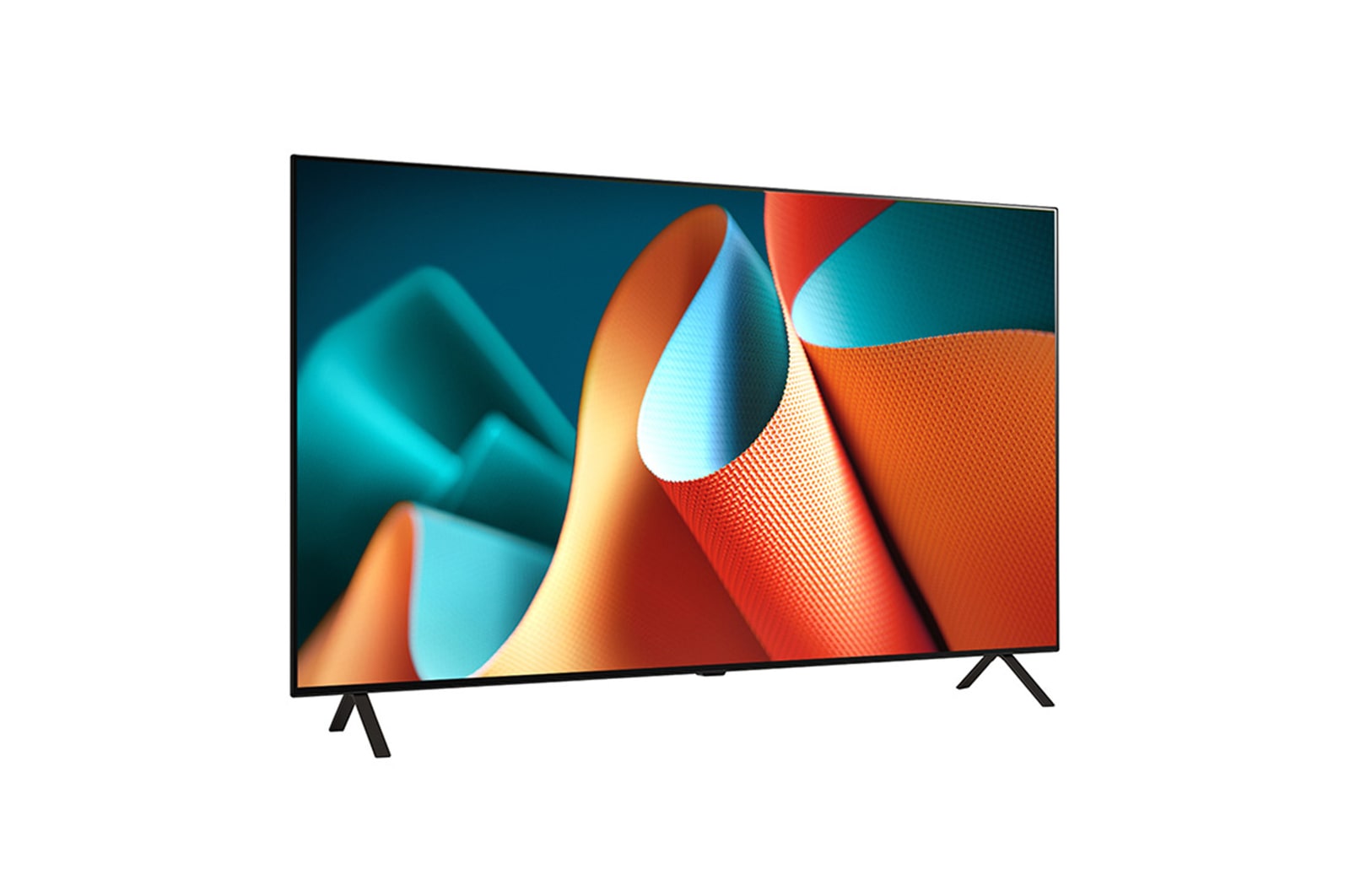 Mírně nato?eny bo?ní pohled zprava na LG OLED TV, OLED B4E