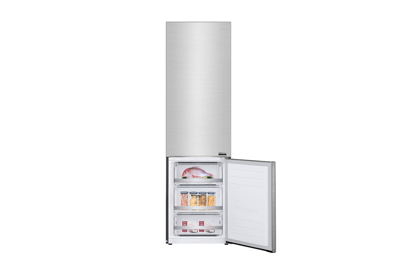 LG ?Kombinovaná chladni?ka |?A | Hruby objem 419 l | 110 kWh/rok | LG Lineární invertorovy kompresor | LG Total No Frost | DoorCooling+? | Vnit?ní LED displej | Smart Diagnosis?, GBB92STBAP