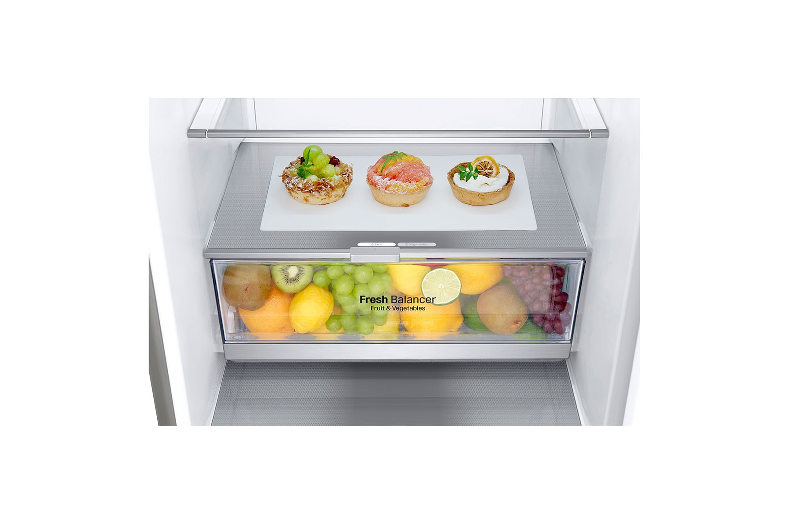 LG ?Kombinovaná chladni?ka |?A | Hruby objem 419 l | 110 kWh/rok | LG Lineární invertorovy kompresor | LG Total No Frost | DoorCooling+? | Vnit?ní LED displej | Smart Diagnosis?, GBB92STBAP