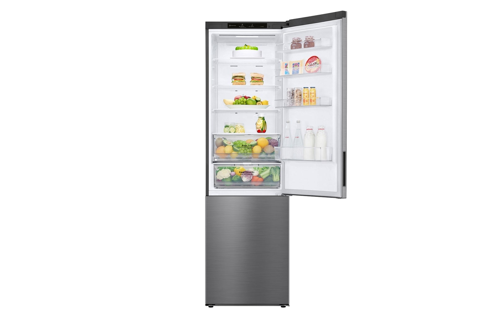LG Kombinovaná chladni?ka LG | B | 384 l | Lineární kompresor | DoorCooling+?|St?íbrná, GBP62PZTBC