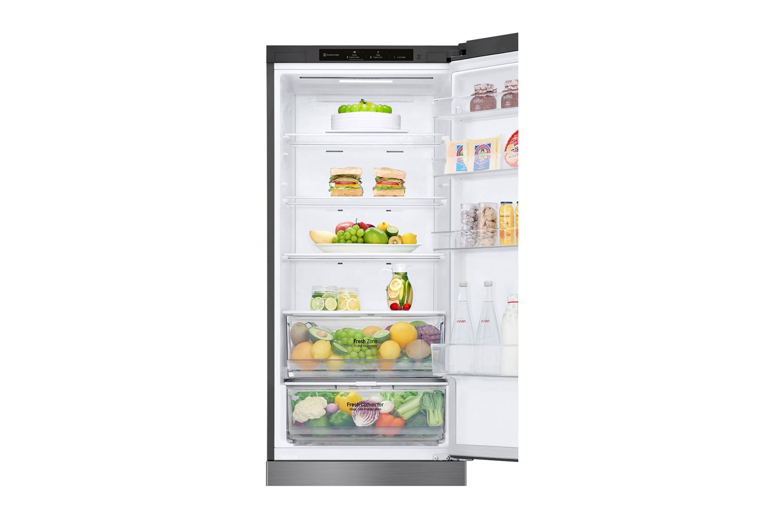 LG Kombinovaná chladni?ka LG | B | 384 l | Lineární kompresor | DoorCooling+?|St?íbrná, GBP62PZTBC