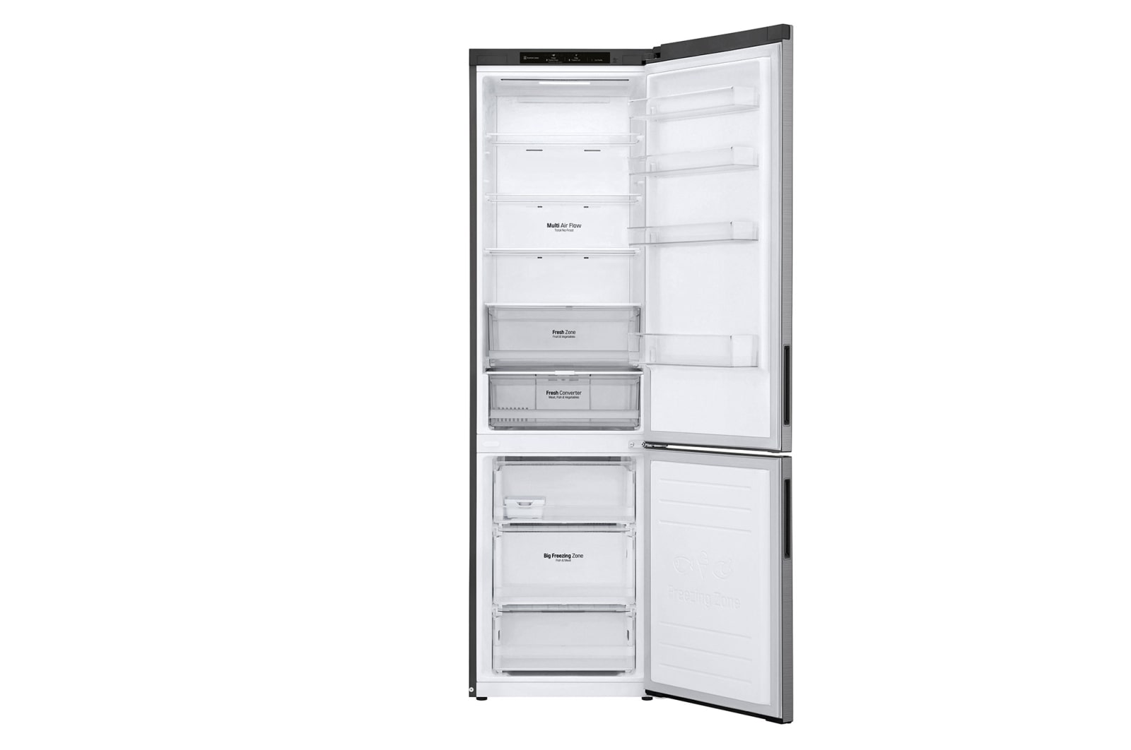 LG Kombinovaná chladni?ka LG | B | 384 l | Lineární kompresor | DoorCooling+?|St?íbrná, GBP62PZTBC