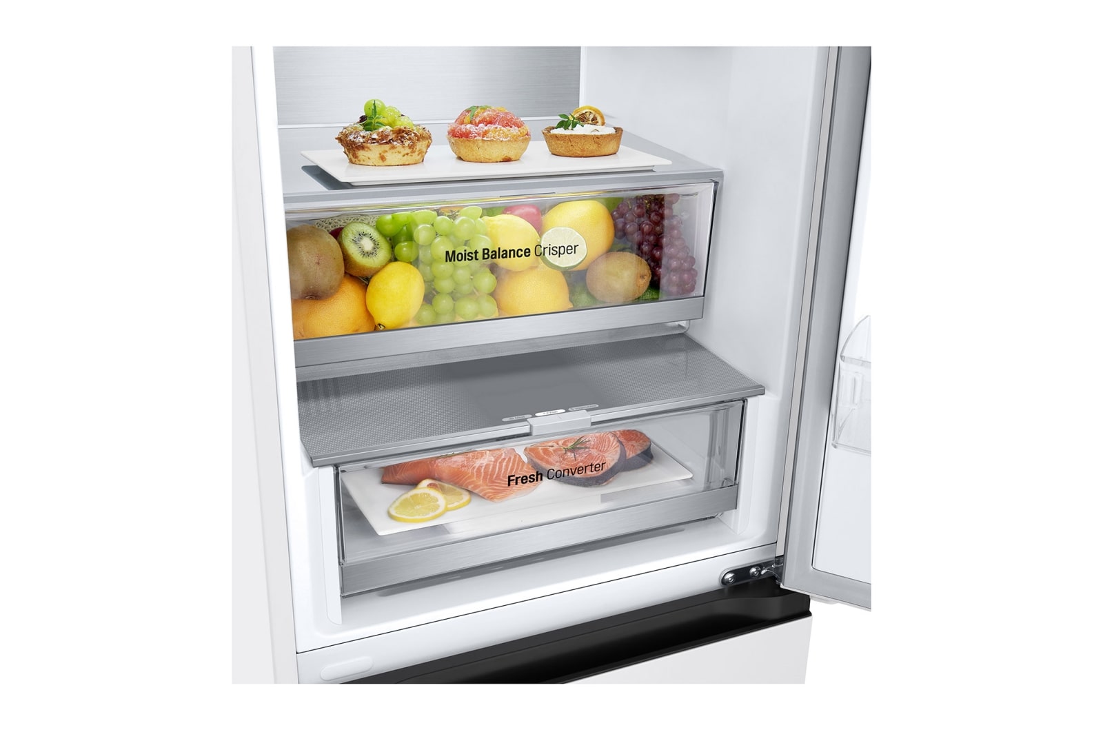 LG Kombinovaná chladni?ka LG | C | 387 l | Smart Invertorovy kompresor |DoorCooling+?|Bílá, GBV5240CSW