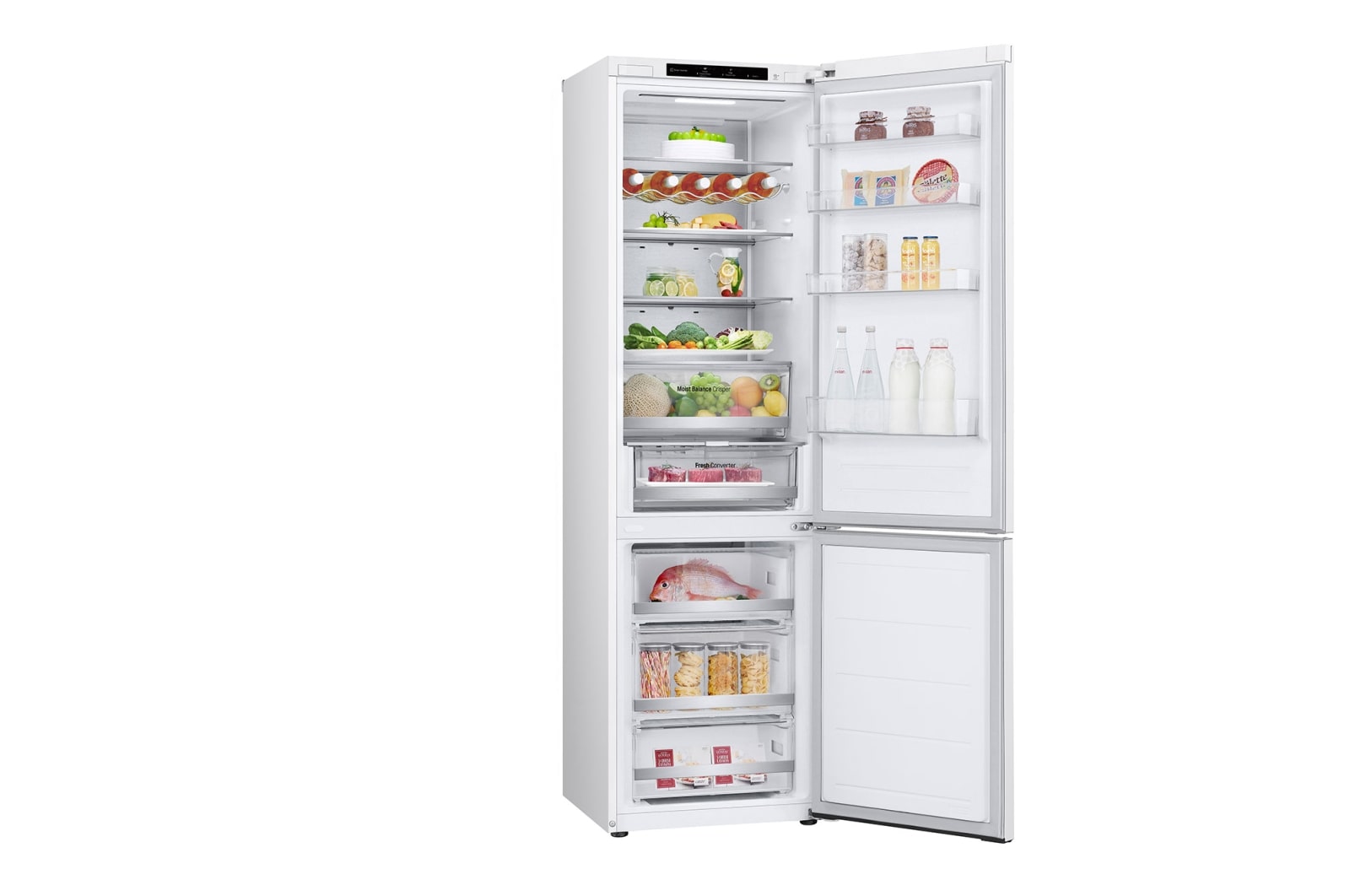 LG Kombinovaná chladni?ka LG | C | 387 l | Smart Invertorovy kompresor |DoorCooling+?|Bílá, GBV5240CSW