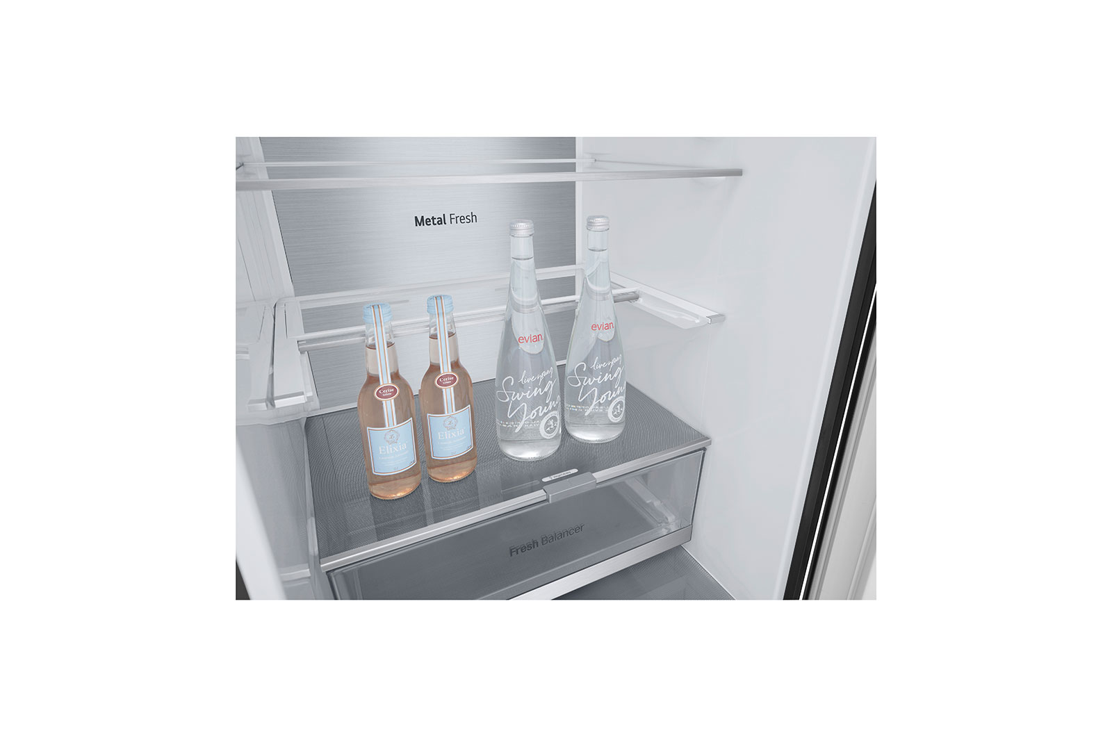 LG Kombinovaná chladni?ka LG | A | 387 l | Smart Invertorovy kompresor | ?erná/?edá, GBV7280AEV