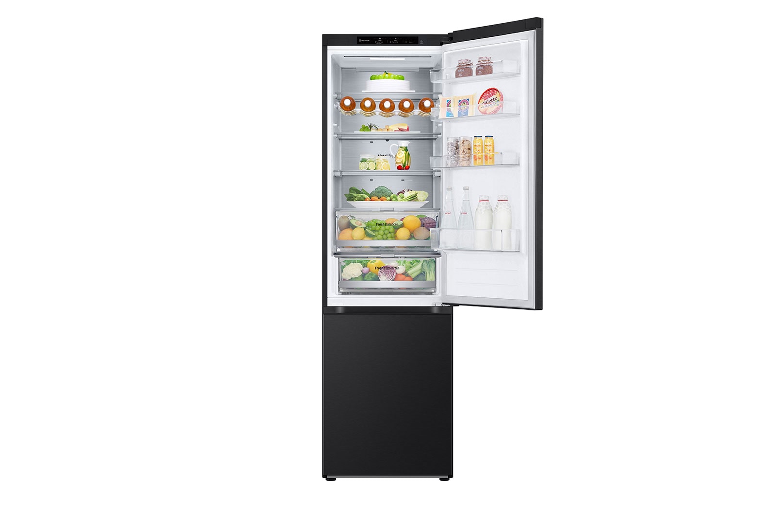 LG Kombinovaná chladni?ka LG | A | 387 l | Smart Invertorovy kompresor | ?erná/?edá, GBV7280AEV