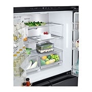 LG Chladni?ka multi door LG | E | 628 l | ThinQ?WiFi | InstaView?|?erná/?edá, GMG960EVEE