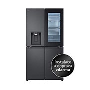 Pohled zep?edu na multi-door chladni?ku LG GMG960EVEE