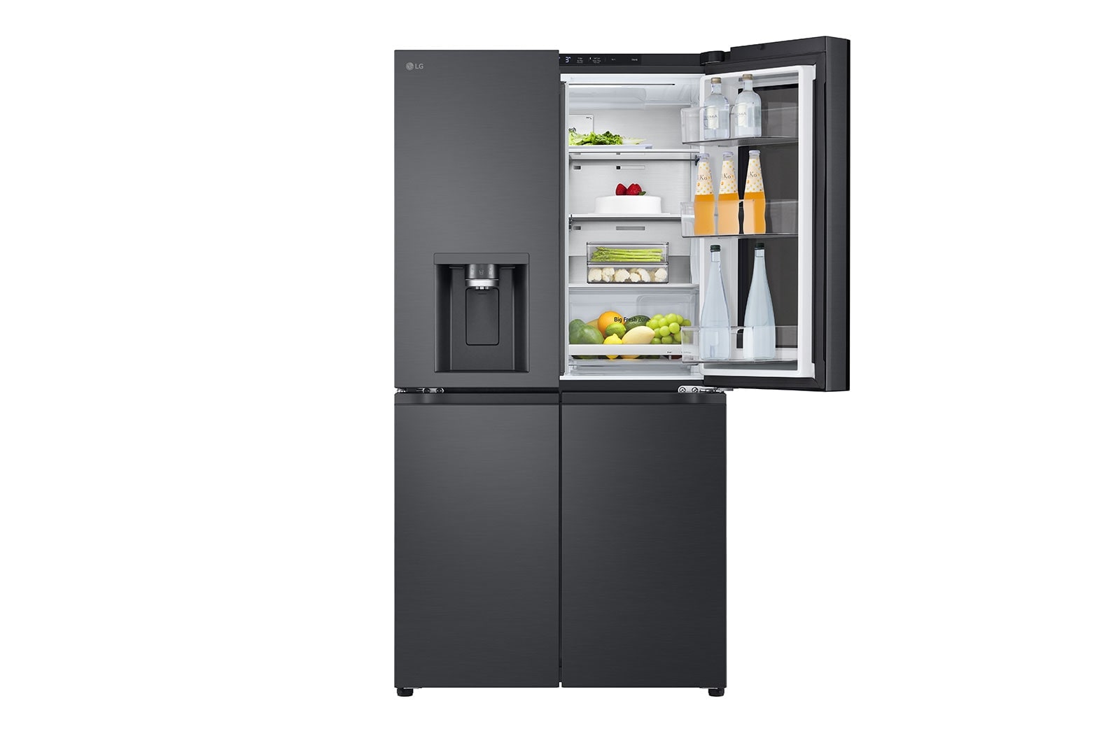 LG Chladni?ka multi door LG | E | 628 l | ThinQ?WiFi | InstaView?|?erná/?edá, GMG960EVEE