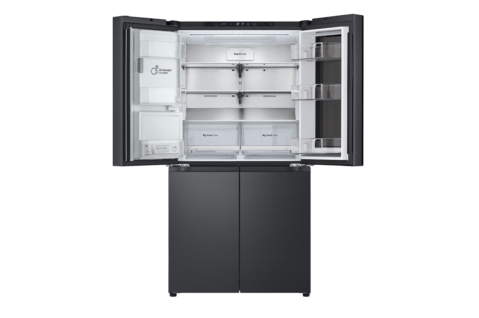 LG Chladni?ka multi door LG | E | 628 l | ThinQ?WiFi | InstaView?|?erná/?edá, GMG960EVEE