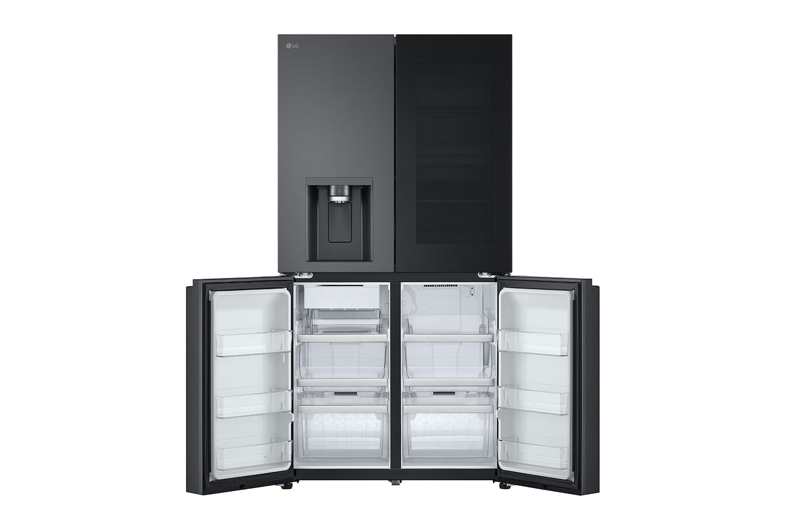 LG Chladni?ka multi door LG | E | 628 l | ThinQ?WiFi | InstaView?|?erná/?edá, GMG960EVEE