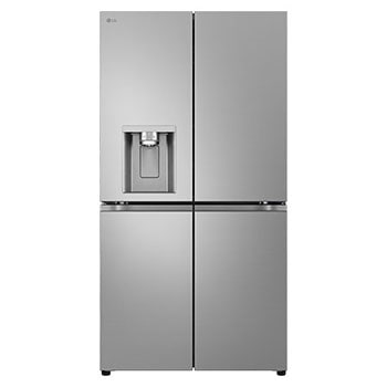 ?elní pohled na Chladni?ka multi door LG | E | 637 l | Lineární kompresor | UVnano?|St?íbrná, GML960PYFE