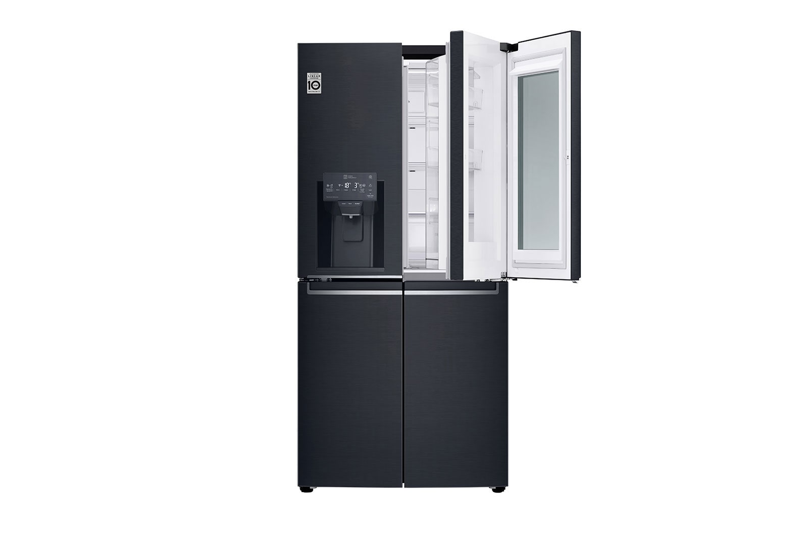 LG Americká chladni?ka LG | E | 506 l | Lineární invertorovy kompresor | DoorCooling+?, GMX844MCKV