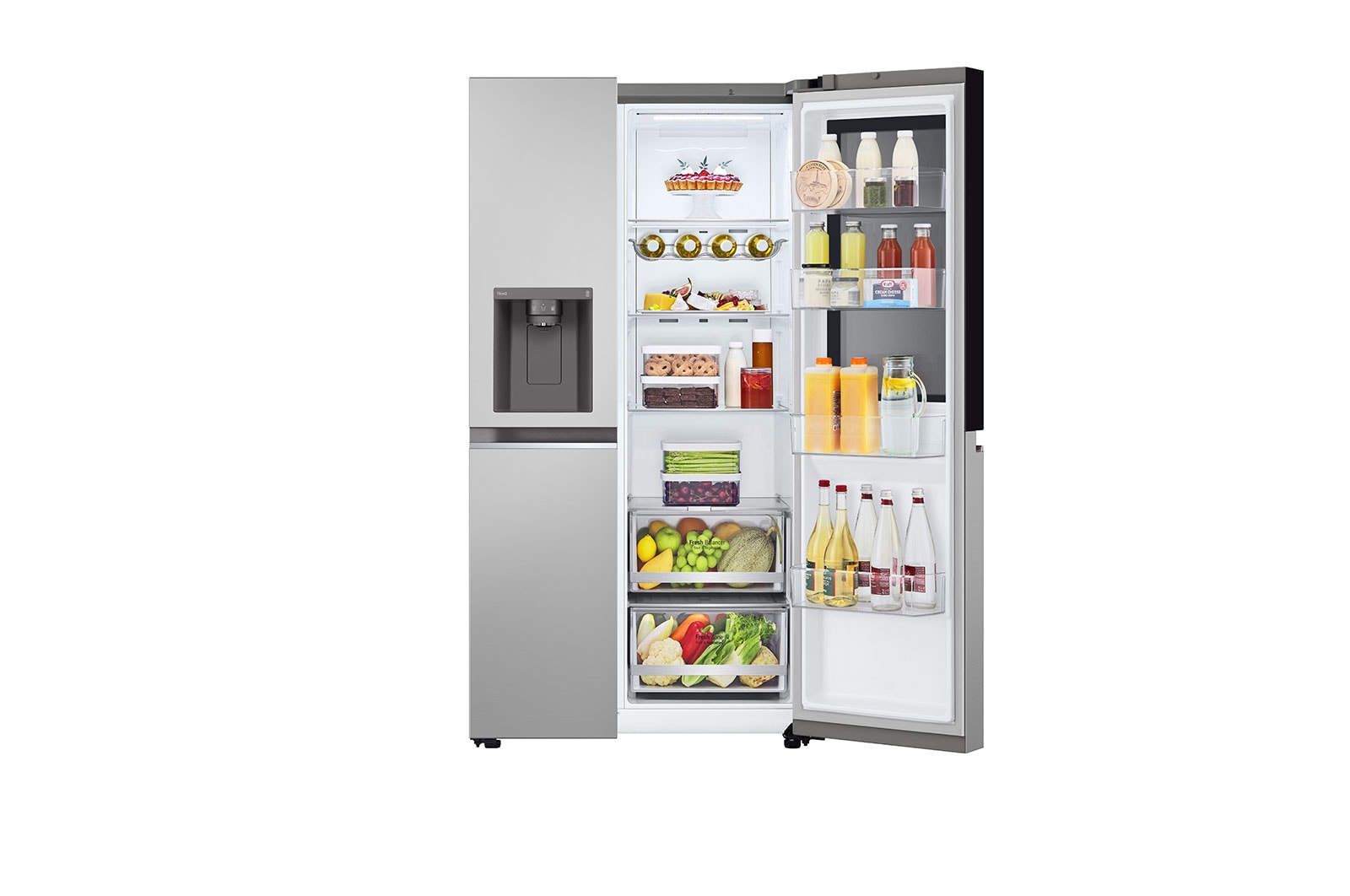 LG Americká chladni?ka LG | D | 635 l | Lineární kompresor | InstaView?, GSGV80PYLD