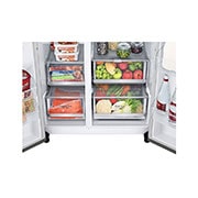 LG Americká chladni?ka LG | D | 635 l | Lineární kompresor | InstaView?, GSGV80PYLD