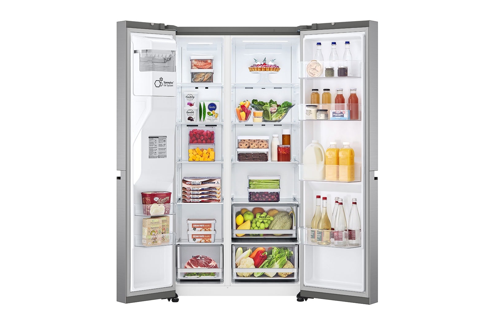LG Americká chladni?ka LG | E | 635 l | Lineární kompresor | Multi Air Flow, GSLV50PZXE