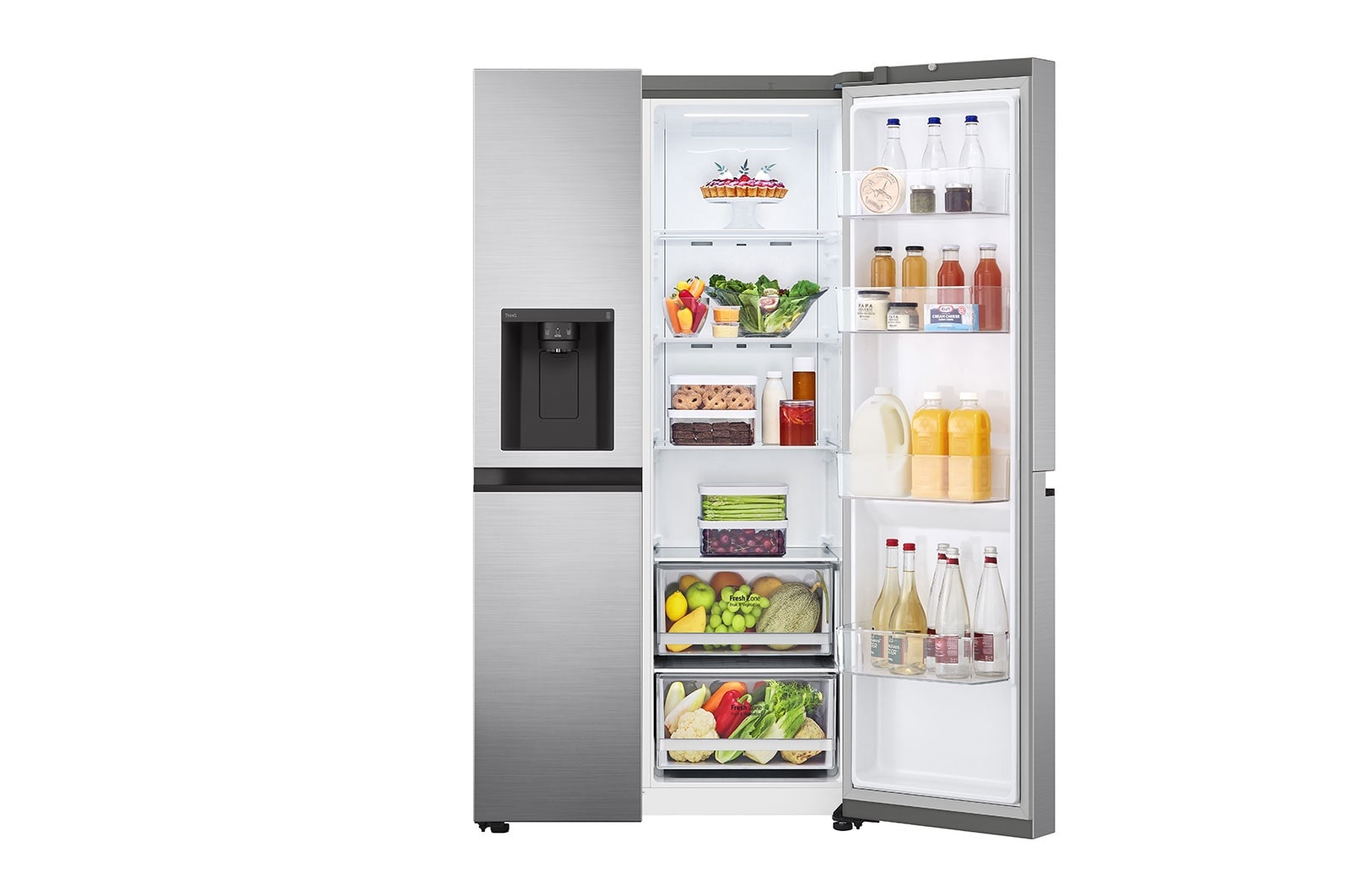 LG Americká chladni?ka LG | E | 635 l | Lineární kompresor | Multi Air Flow, GSLV50PZXE