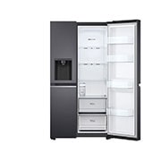 LG Americká chladni?ka LG | D | 635 l | Lineární kompresor | DoorCooling+|?erná/?edá, GSLV71MCTD